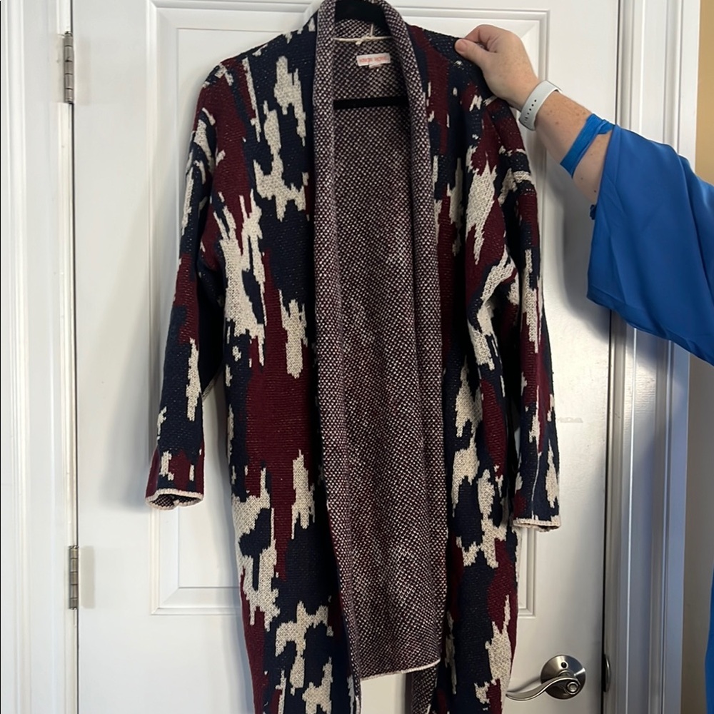 Stylish Multicolor Open Cardigan